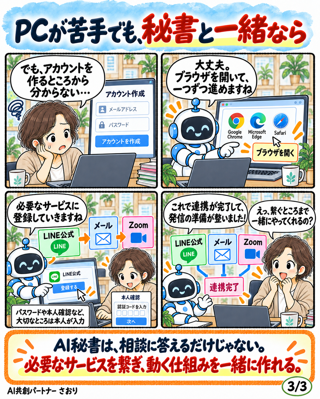発信したい。でも、導線が作れない。 3ページ目