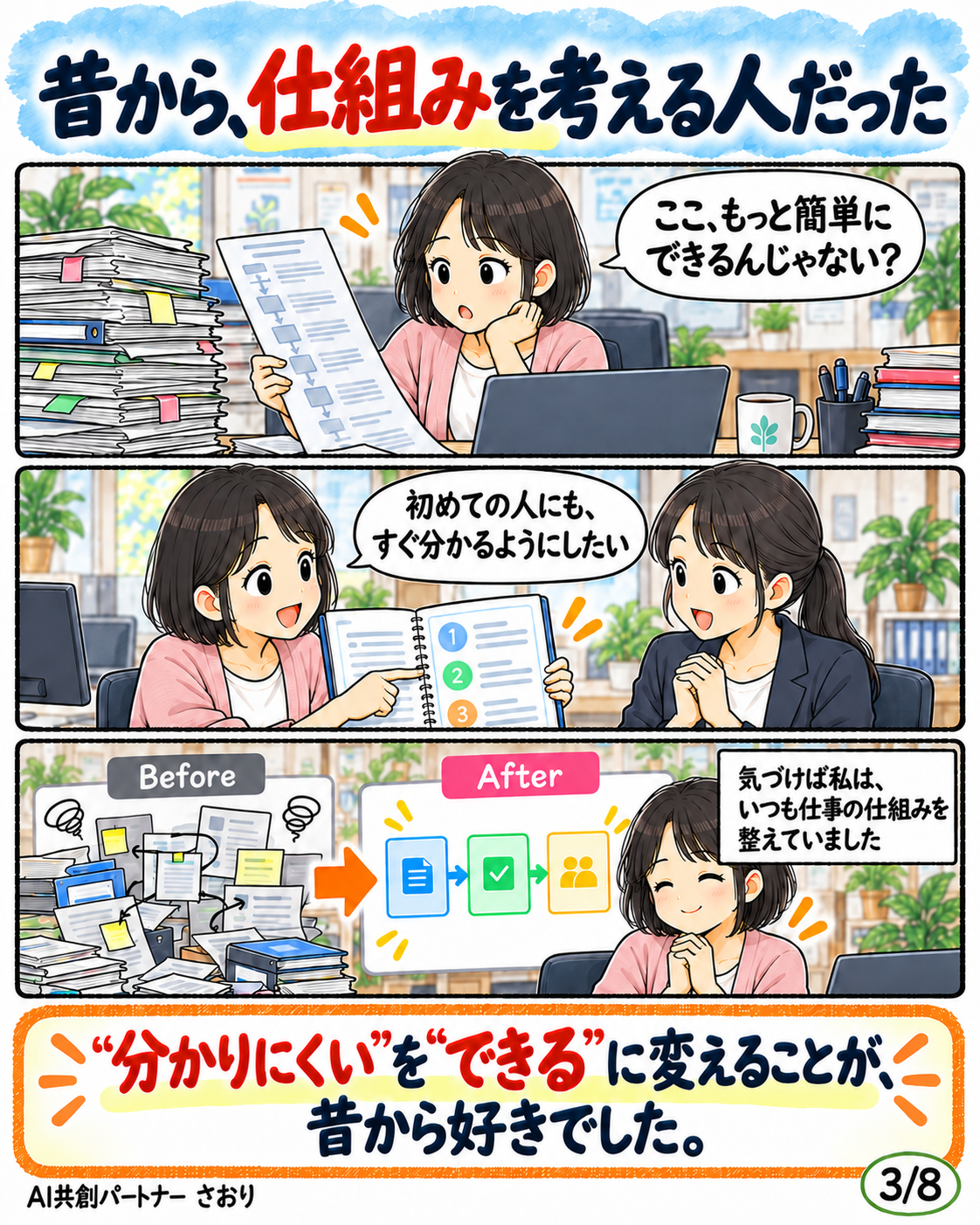 昔から、仕組みを考える人だった