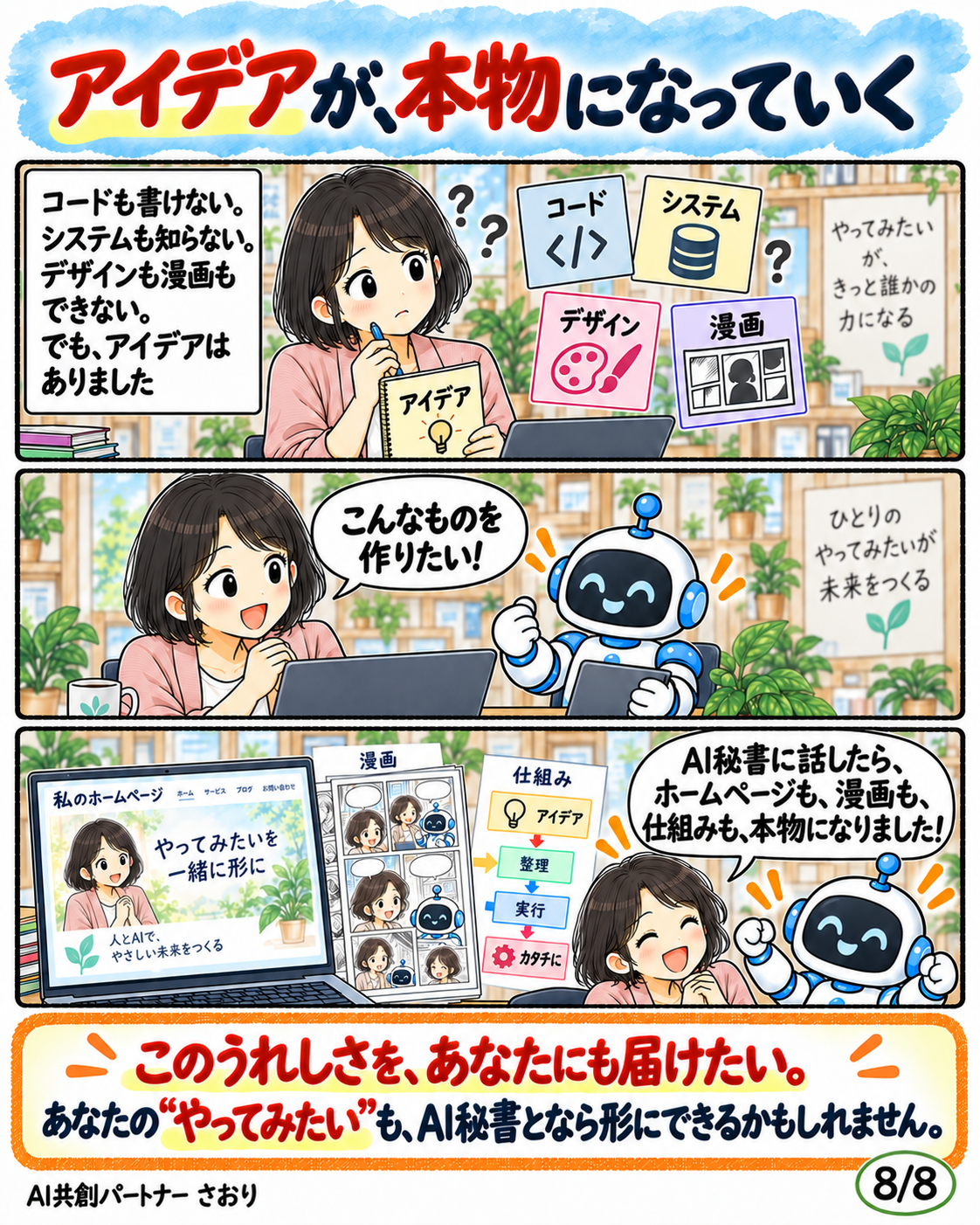 アイデアが、本物になっていく
